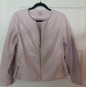 Chico's Faux Leather Jacket.